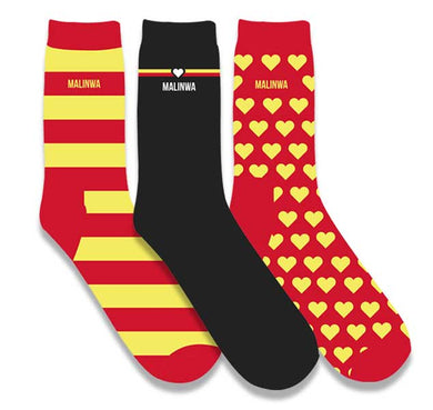 De volledige collectie Malinwa sokken (3 paar)